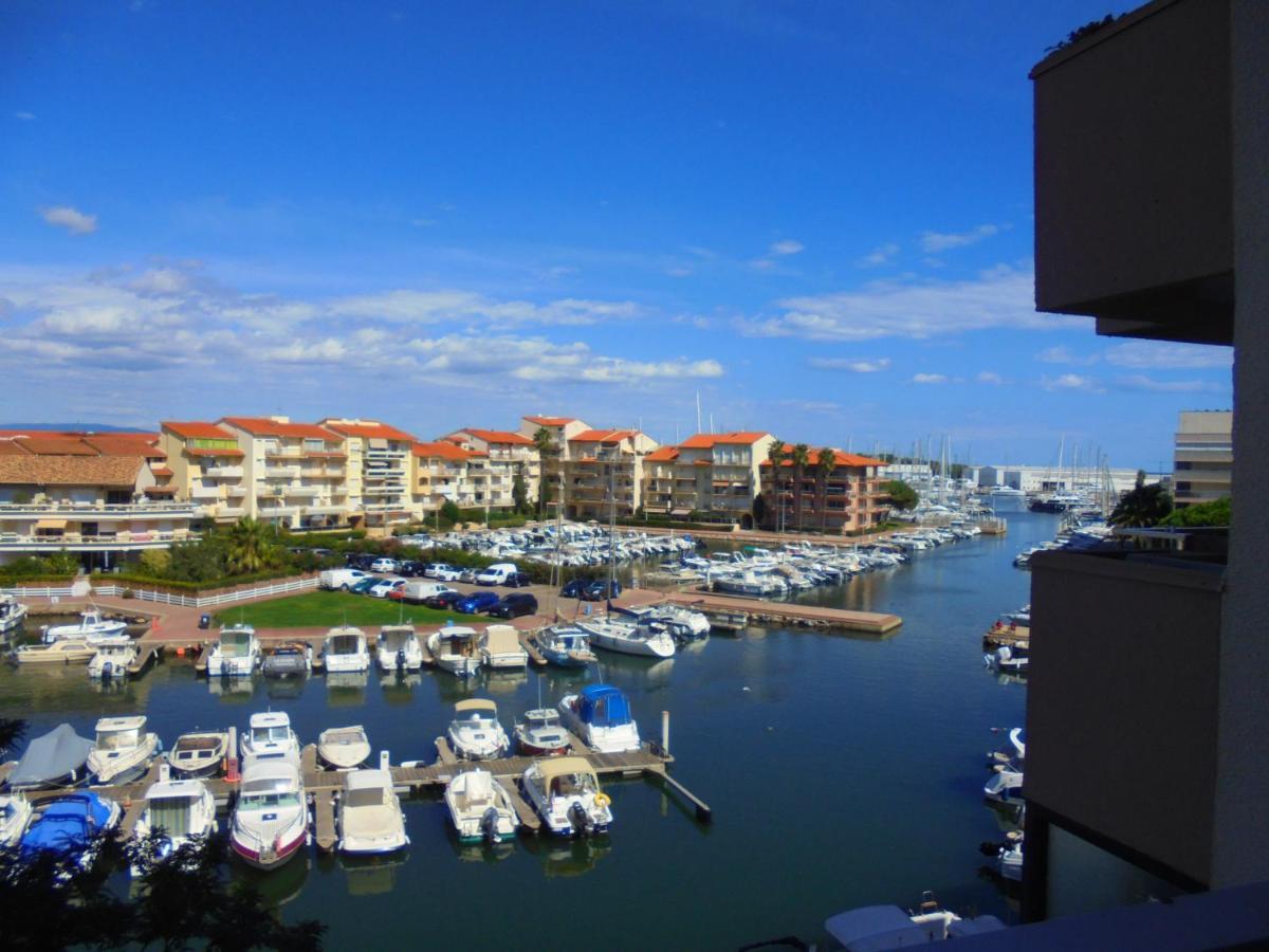 Appartement T2 Vue Mer Et Port,2 Balcons, Parking Prive Canet-en-Roussillon Exteriér fotografie