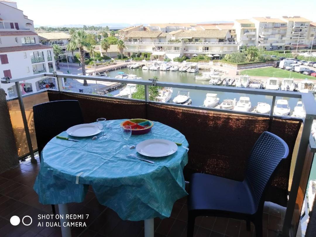 Appartement T2 Vue Mer Et Port,2 Balcons, Parking Prive Canet-en-Roussillon Exteriér fotografie