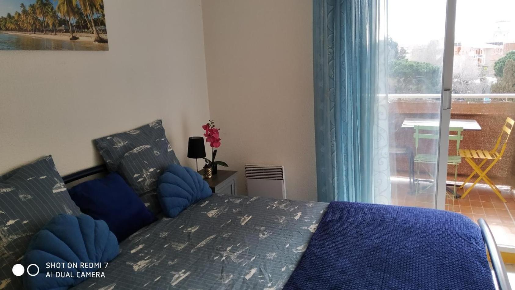 Appartement T2 Vue Mer Et Port,2 Balcons, Parking Prive Canet-en-Roussillon Exteriér fotografie