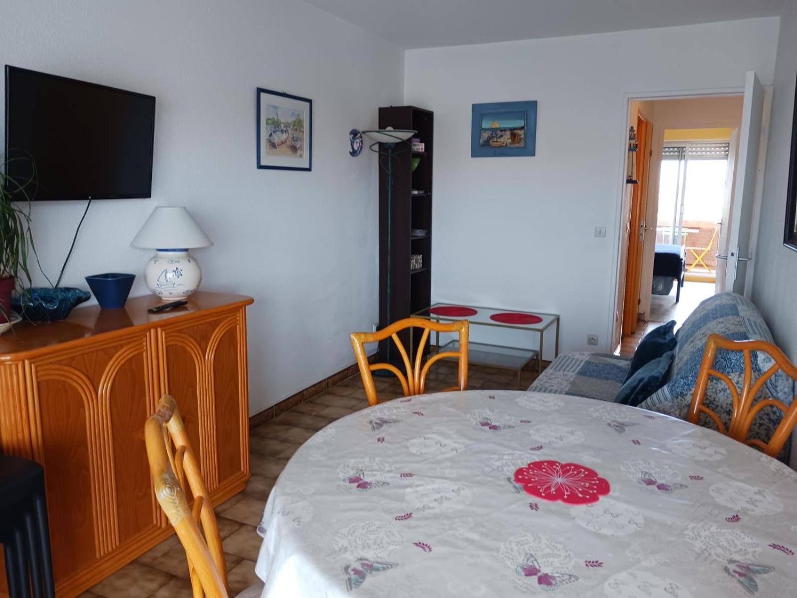 Appartement T2 Vue Mer Et Port,2 Balcons, Parking Prive Canet-en-Roussillon Exteriér fotografie