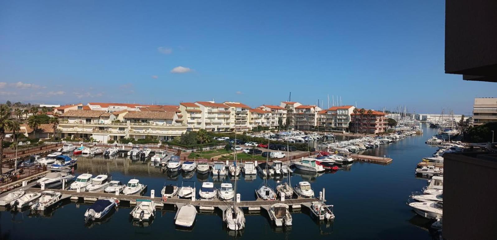 Appartement T2 Vue Mer Et Port,2 Balcons, Parking Prive Canet-en-Roussillon Exteriér fotografie